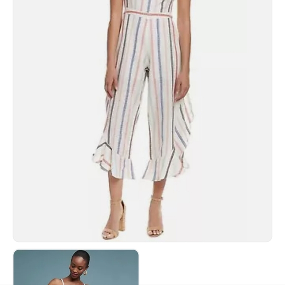 Red Carter Evelyn Jumpsuit size M - Picture 10 of 12